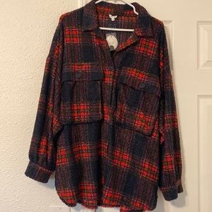 VICI Fuzzy Shacket L